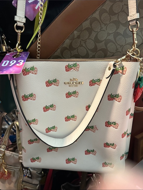 Coach Handbags - Coach Molly bucket bag Strawberry Print Crossbody Bag